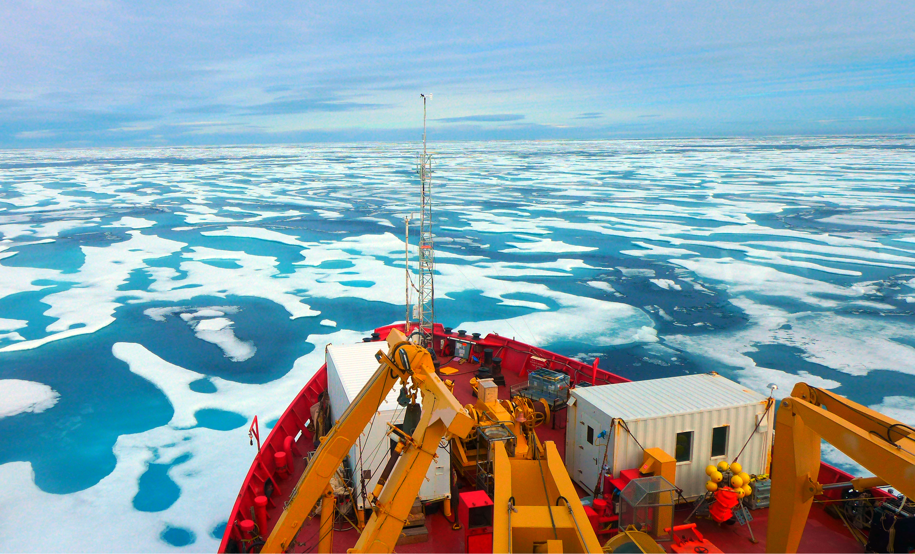 Arctic fieldwork photograph from Mohamed Ahmed research archive.